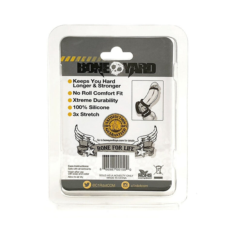 Boneyard Silicone Ring 50mm Black