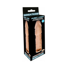 Skinsations Husky Lover Extension Sleeve With Scrotum Strap 6.5in