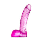 Naturally Yours Ding Dong Realistic 5.5 in. Dildo with Balls Pink
