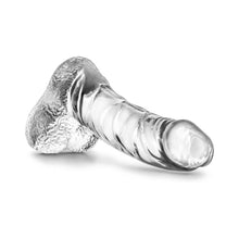 Naturally Yours Ding Dong Realistic 5.5 in. Dildo with Balls Clear