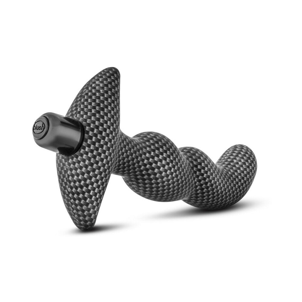 Spark Ignition PRV-02 Vibrating Silicone Prostate Massager Carbon Fiber