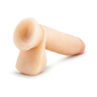 Au Naturel 7 in. Posable Dual Density Dildo with Balls Beige