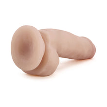 Au Naturel 7 in. Sensa Feel Fat Boy Posable Dual Density Dildo Beige