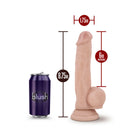 Loverboy Mr. Jackhammer Realistic 8.5 in. Dildo with Balls Beige