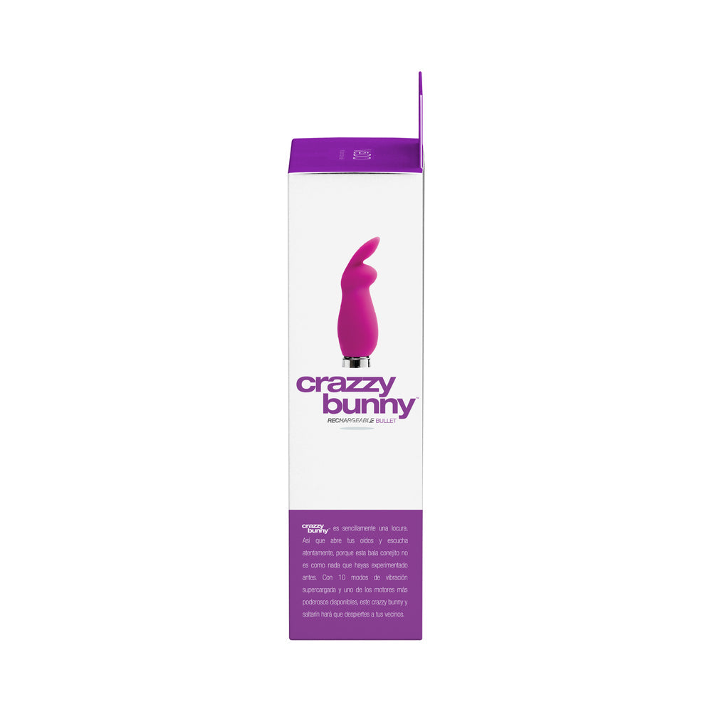 VeDO Crazzy Bunny Rechargeable Mini Vibe - Perfectly Purple
