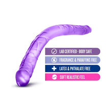 B Yours 16 in. Double Dildo Purple