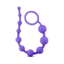Luxe Silicone 10 Beads for Anal Play Purple