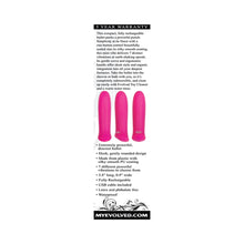 Evolved Pretty in Pink Rechargeable Silicone Bullet Vibrator