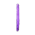 B Yours 14 in. Double Dildo Purple