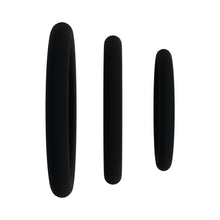 Rock Solid Black Gasket Silicone 3pc Set (.75in,1in,1.25in)