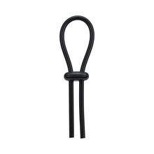 Rock Solid Black Silicone Double Lock Adjustable  Lasso/Bolo