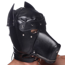 Master Series Muzzled Universal BDSM Hood with Removeable Muzzle