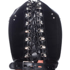 Master Series Muzzled Universal BDSM Hood with Removeable Muzzle