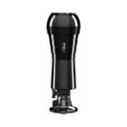 PDX Elite Cock Compressor Rechargeable Vibrating Stroker With Hands-Free Suction Cup Beige/Black
