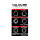 PDX Elite Cock Compressor Rechargeable Vibrating Stroker With Hands-Free Suction Cup Beige/Black