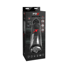 PDX Elite Deluxe Mega-Bator Rotating Thrusting Masturbator Clear/Black