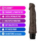 Dr. Skin Cock Vibe 6 Realistic 8.75 in. Vibrating Dildo Brown