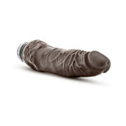 Dr. Skin Vibe 7 Realistic 8.5 in. Vibrating Dildo Brown