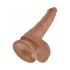 King Cock 6 in. Cock With Balls Realistic Suction Cup Dildo Tan