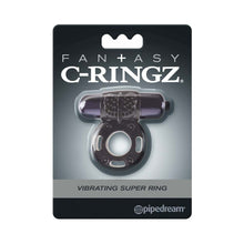 Fantasy C-Ringz Vibrating Super Ring With Bullet Black