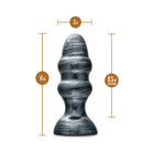 Jet Stealth 6.5 in. Anal Plug Carbon Metallic Black