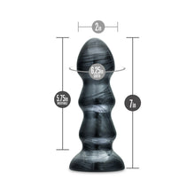 Jet Black Jack 7 in. Anal Plug Carbon Metallic Black