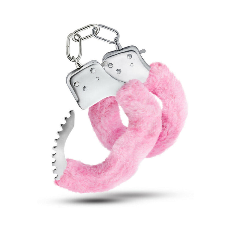 Temptasia Adjustable Faux Fur Cuffs Pink