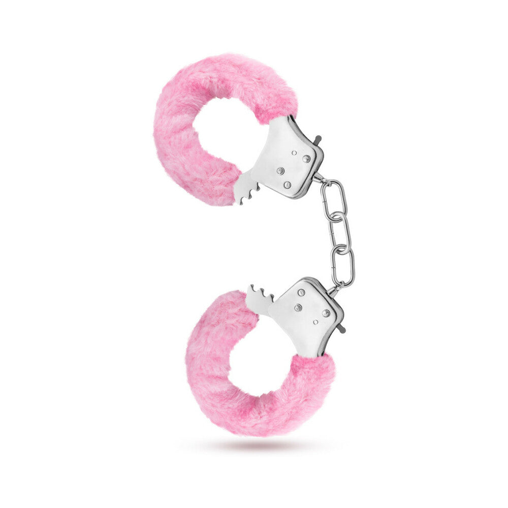 Temptasia Adjustable Faux Fur Cuffs Pink