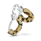 Temptasia Adjustable Faux Fur Cuffs Leopard