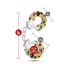 Temptasia Adjustable Faux Fur Cuffs Leopard