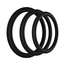 Rock Solid Tri-Pack Rubber Gasket (1.25in, 1.5in, 2in) Black