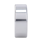 Rock Solid Brushed Alloy Large (1.75in X .75in) Silver