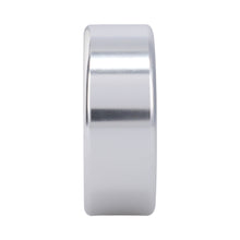 Rock Solid Brushed Alloy Large (1.75in X .75in) Silver
