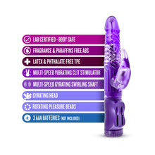 B Yours Beginner''s Bunny Rabbit Vibrator Purple