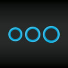 Firefly Halo Cock Ring Large Blue