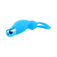 Neon 3-Piece Silicone Vibrating Couples Kit Blue