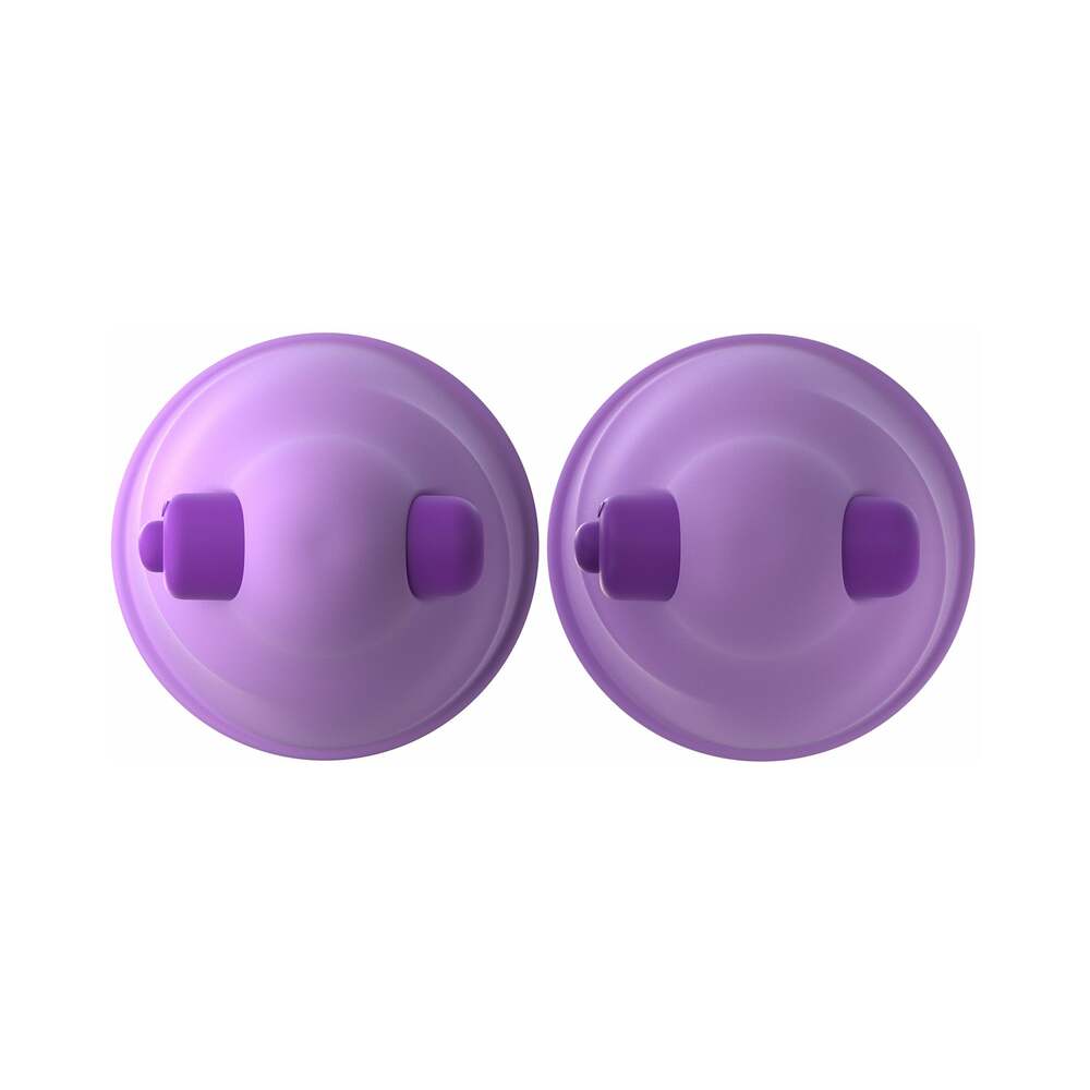 Fantasy For Her Silicone Vibrating Nipple Suck-Hers Purple