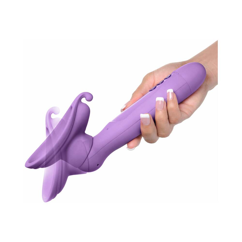 Fantasy For Her Vibrating Roto Suck-Her Silicone Vulva Pump Purple