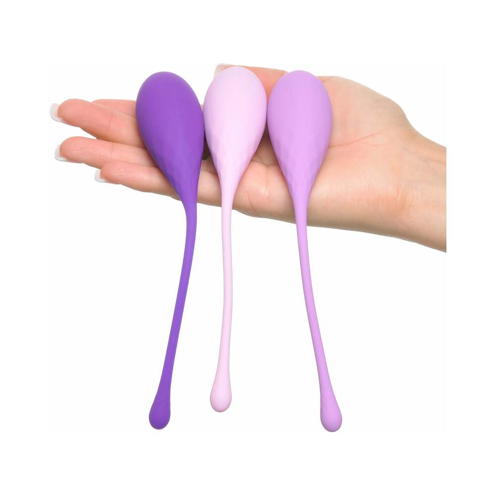 Fantasy For Her 3-Piece Silicone Kegel Train-Her Set