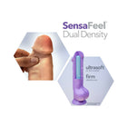 Au Naturel Big Boy 10 in. Posable Dual Density Dildo with Balls Beige