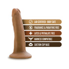 Dr. Skin Realistic 5.5 in. Dildo Tan