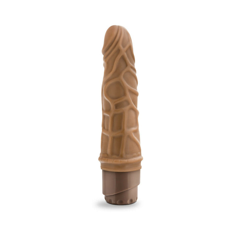 Dr. Skin Vibe 3 Realistic 7.25 in. Vibrating Dildo Tan