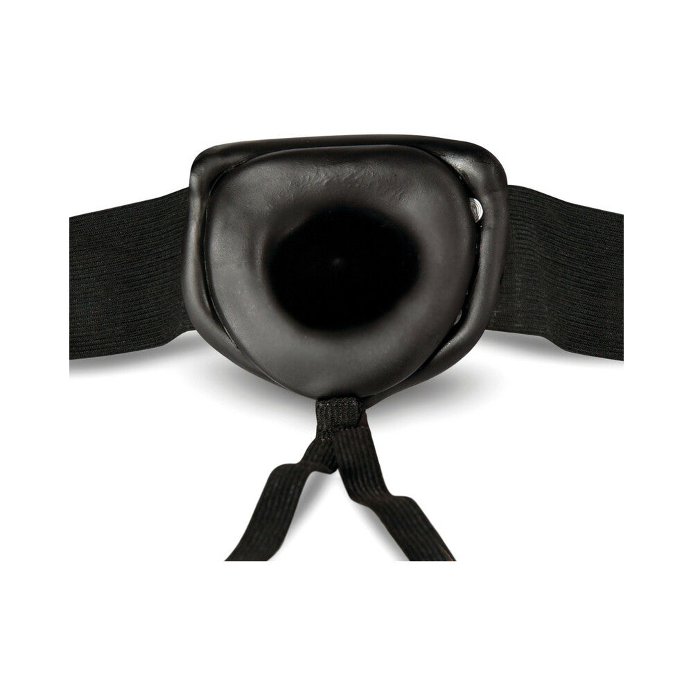 Dr. Skin 6 in. Hollow Strap On Black