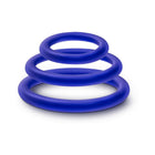 Performance VS4 Pure Premium Silicone Cockrings 3-Pack Set Indigo