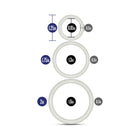 Performance VS4 Pure Premium Silicone Cockrings 3-Pack Set White