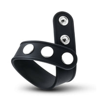 Performance VS5 Silicone 3-Snap Cock Strap Black