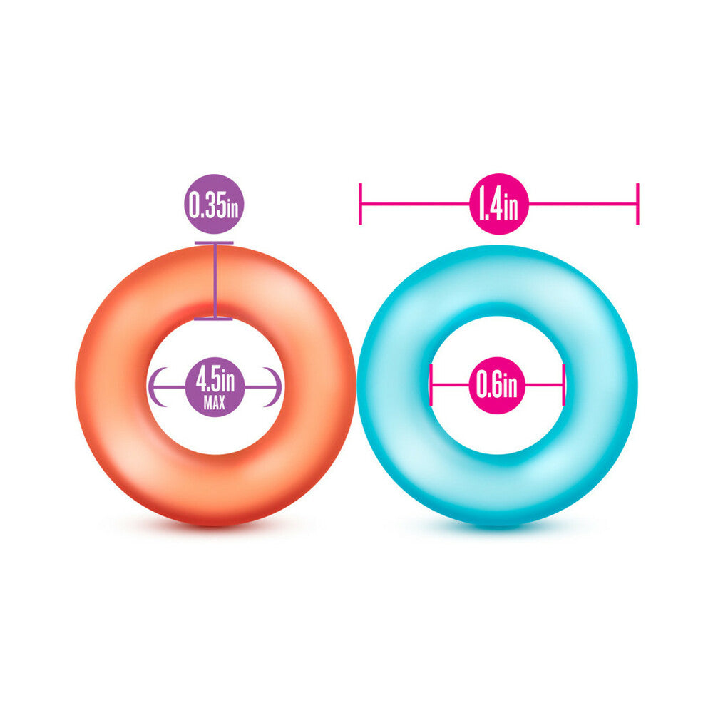 Play with Me King of the Ring Cockring 6-Pack Assorted Colors