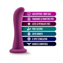 Temptasia Bellatrix 6.25 in. Curved Dildo Plum