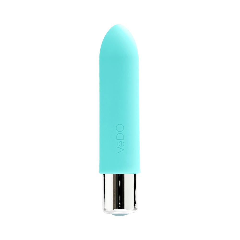 VeDO Bam Mini Rechargeable Bullet Vibe - Tease Me Turquoise