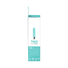 VeDO Bam Mini Rechargeable Bullet Vibe - Tease Me Turquoise